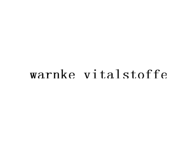 WARNKE VITALSTOFFE