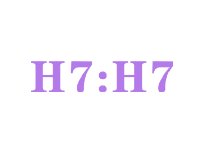 H7:H7