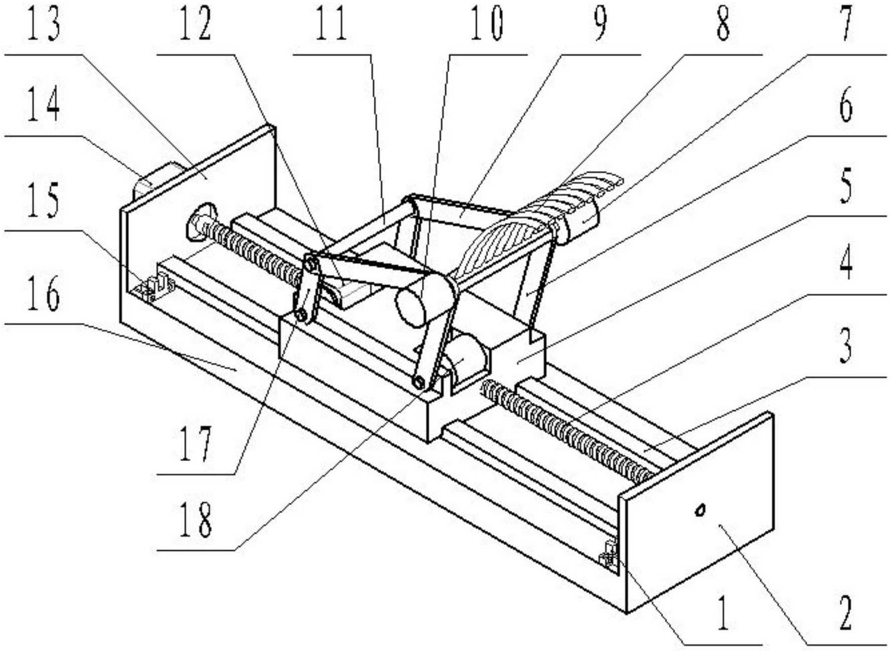 一种四连杆机构螺旋线式冬枣采摘末端执行器及采摘方法-专利