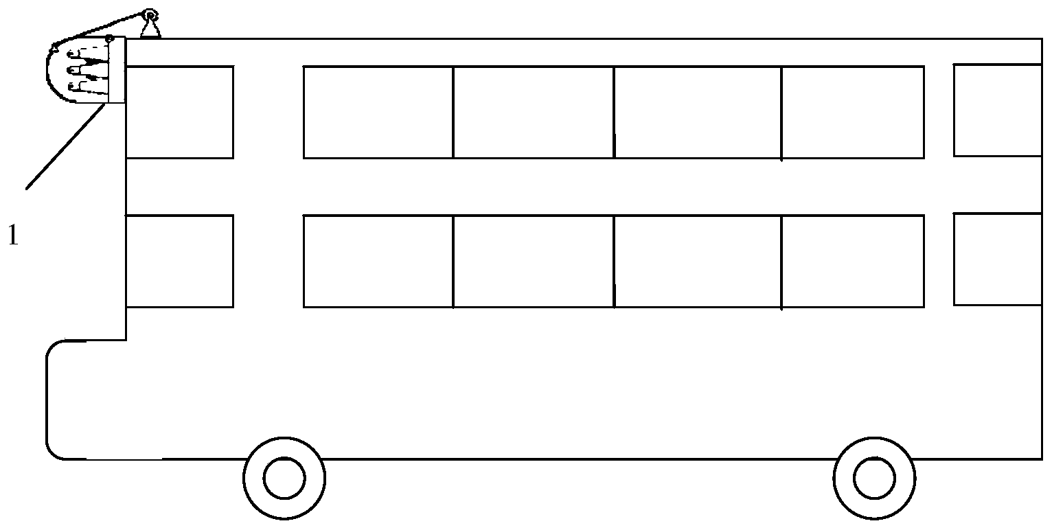 一种凸头双层巴士车-专利