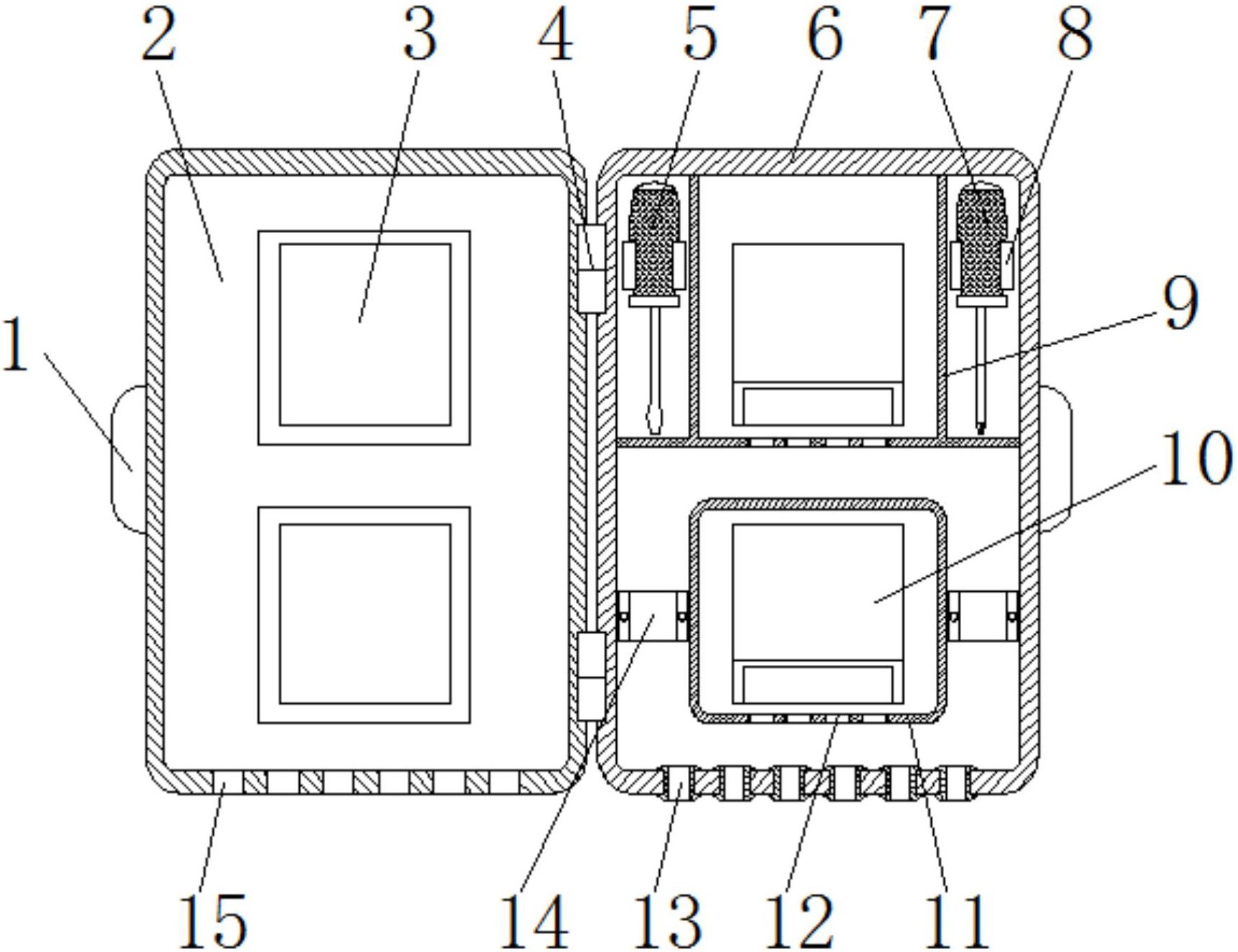 一种防潮型家用电表箱-专利