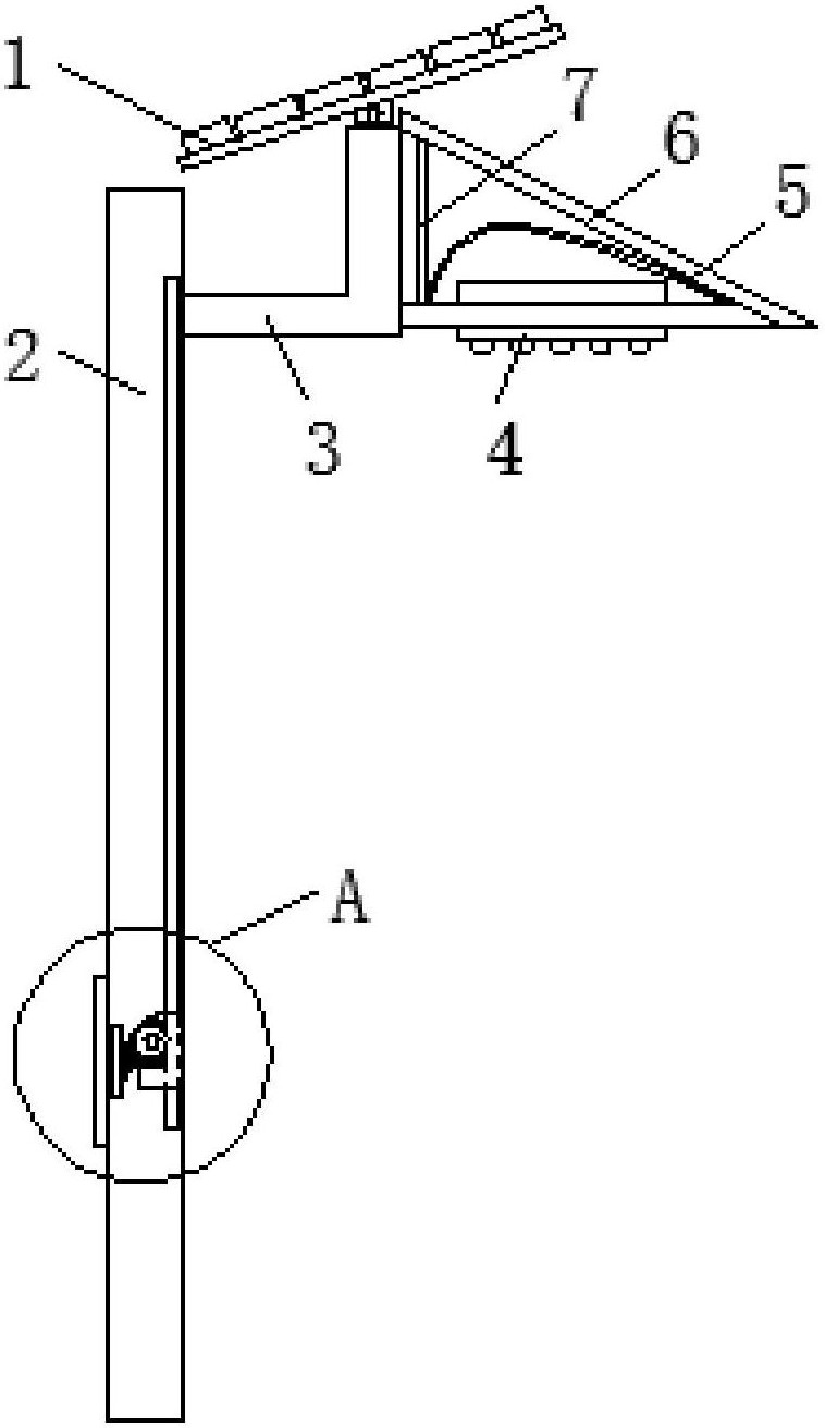 一種便于維修的太陽能路燈-專利