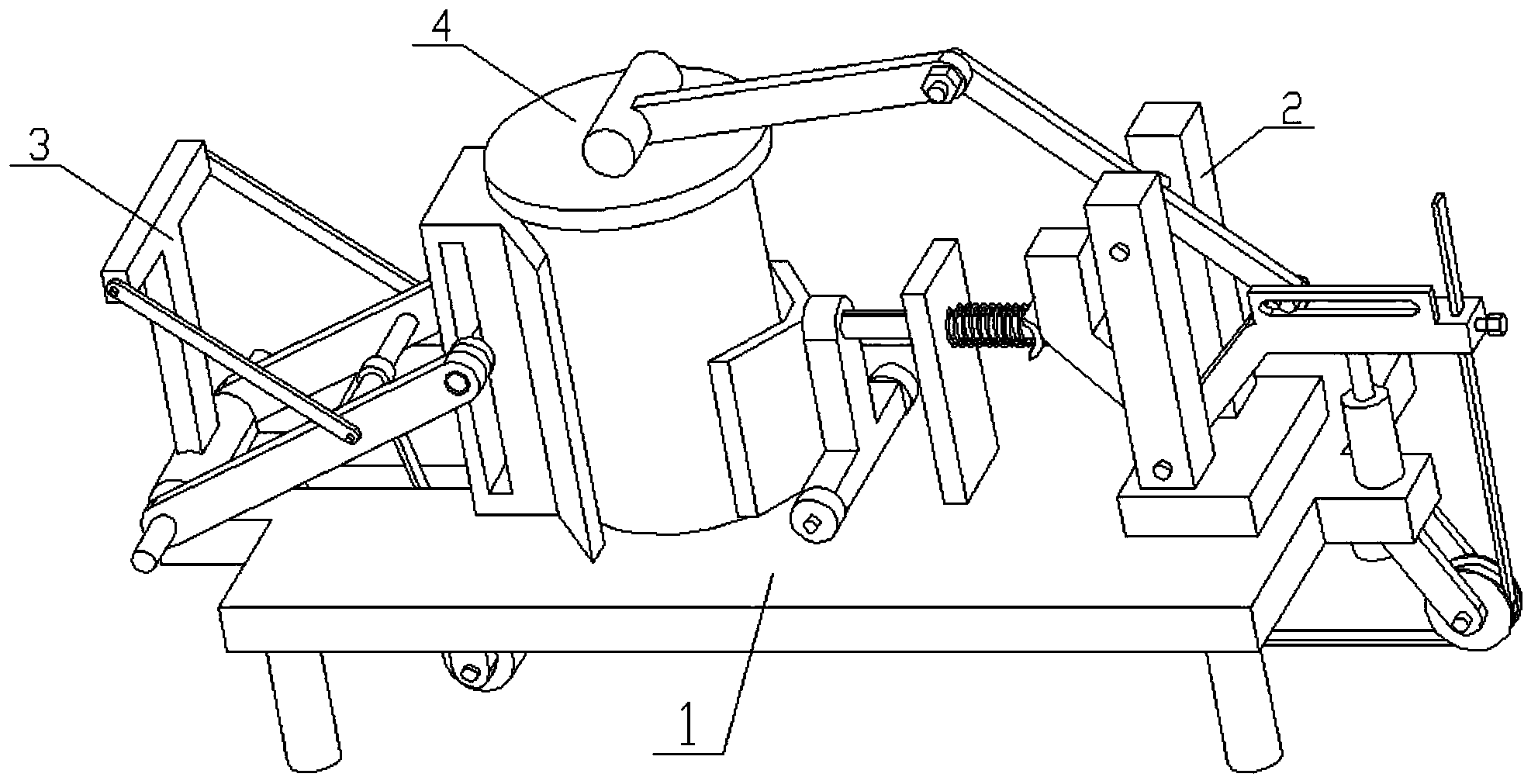 一种物流保鲜桶夹紧固定装置-专利