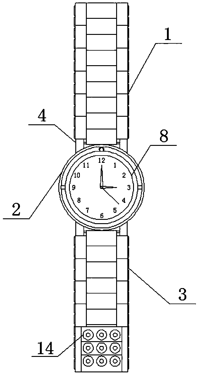 一种双面显示的手表-专利