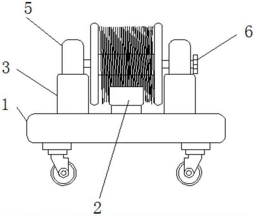 一种方便进行放置的电缆用运输推车-专利