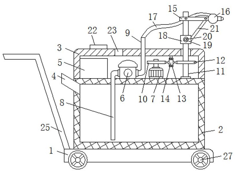 一种农业机械用旋转式喷洒农药装置-专利