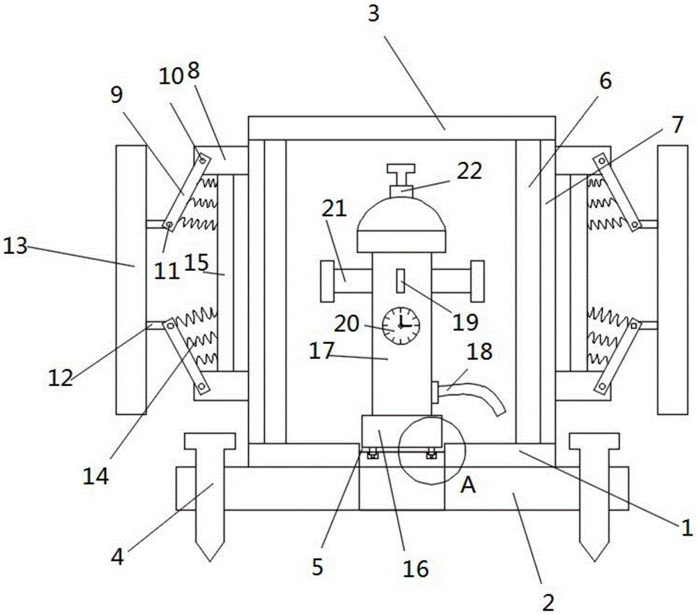 一种室外防尖角撞消防栓结构-专利