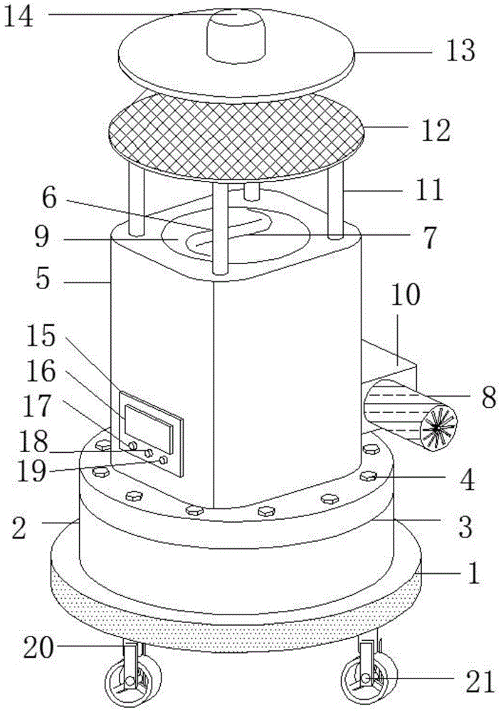 一种印刷机械用布料烘干装置-专利