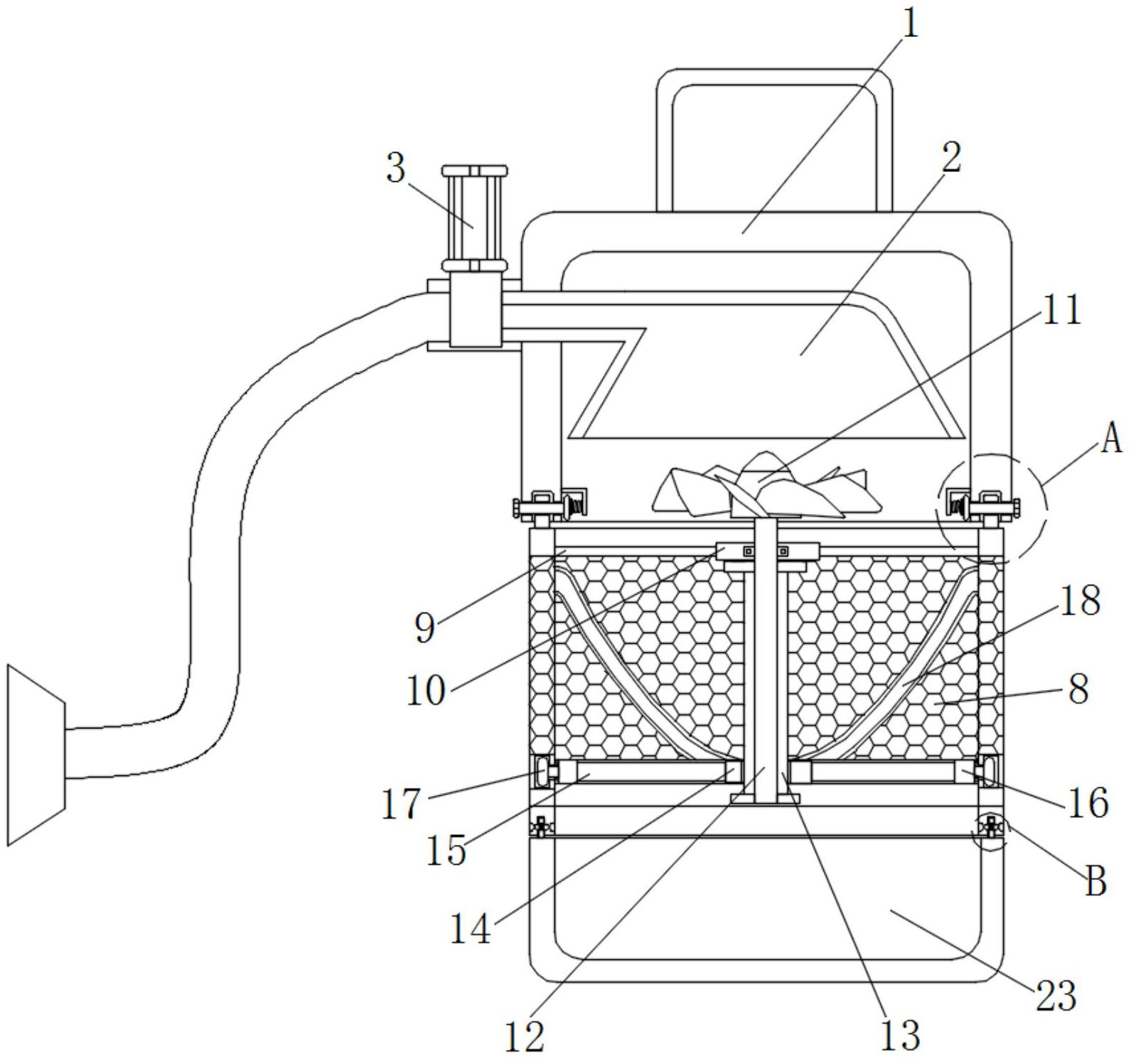 一种纺织机纺织尘收集装置-专利