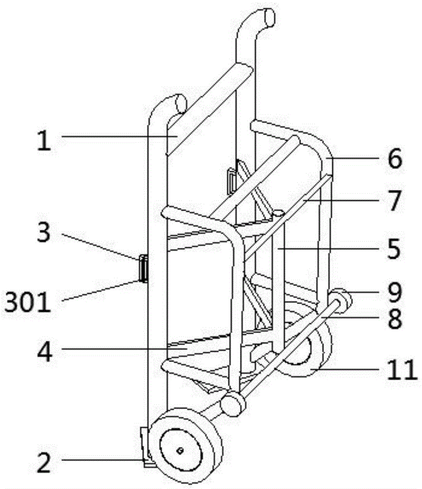 一种物流仓储货物夹角辅助式移动装置-专利