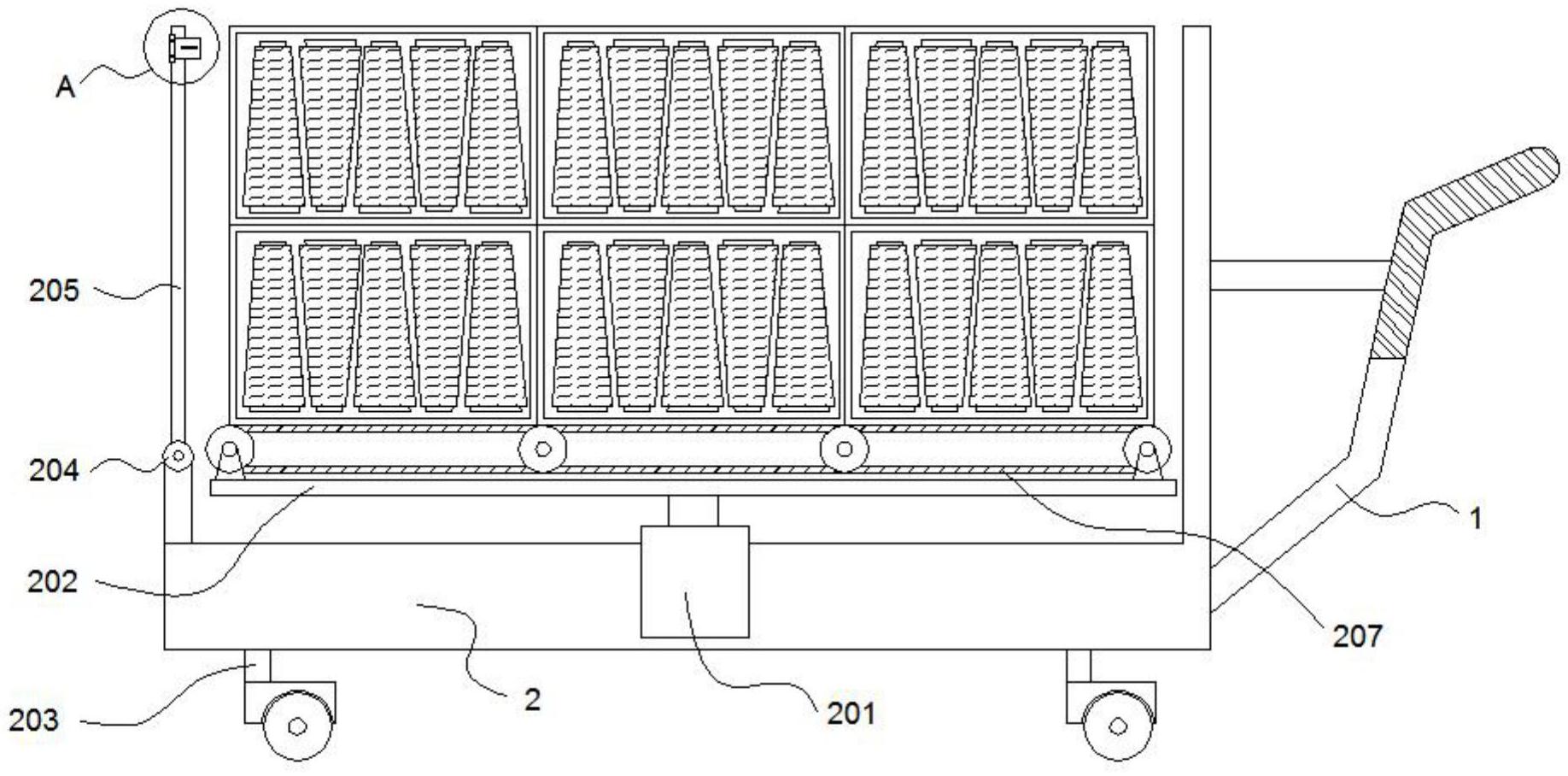 一种纺织线筒厂区内运输装置-专利