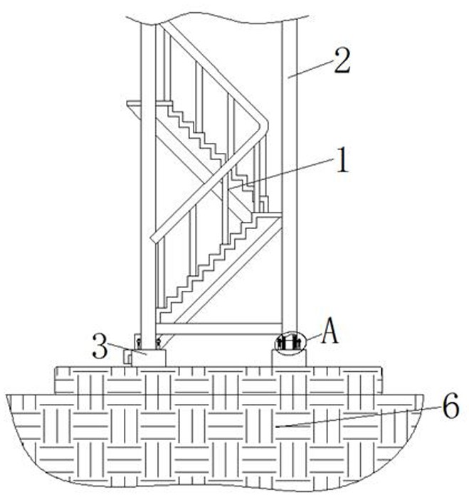 一种安全的高层建筑施工步梯-专利