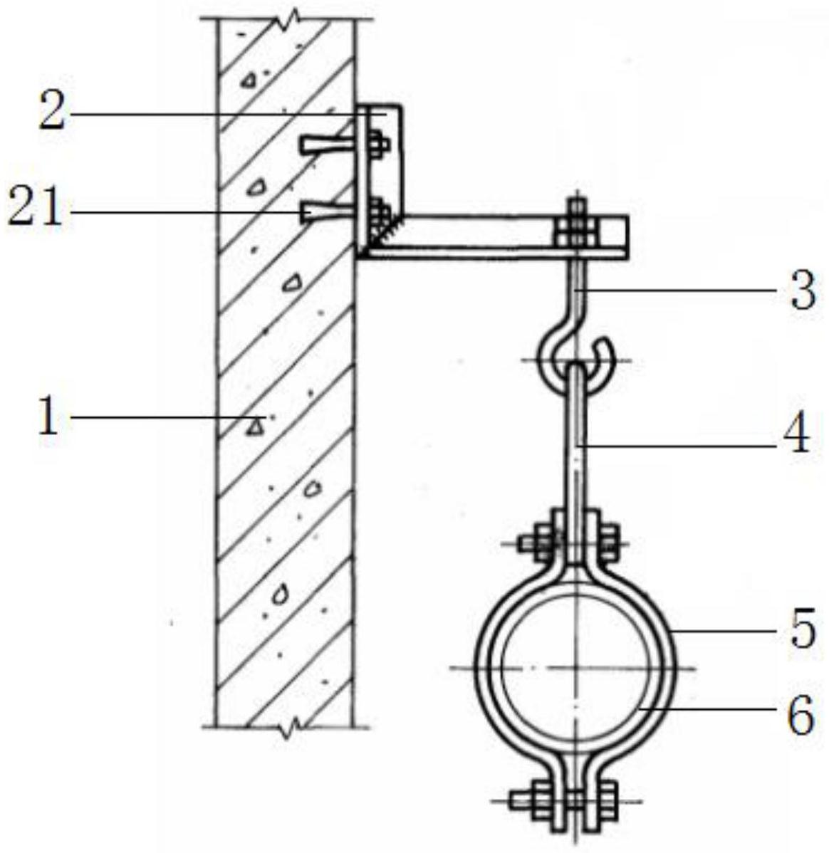 一种不保温管道单管吊架结构-专利