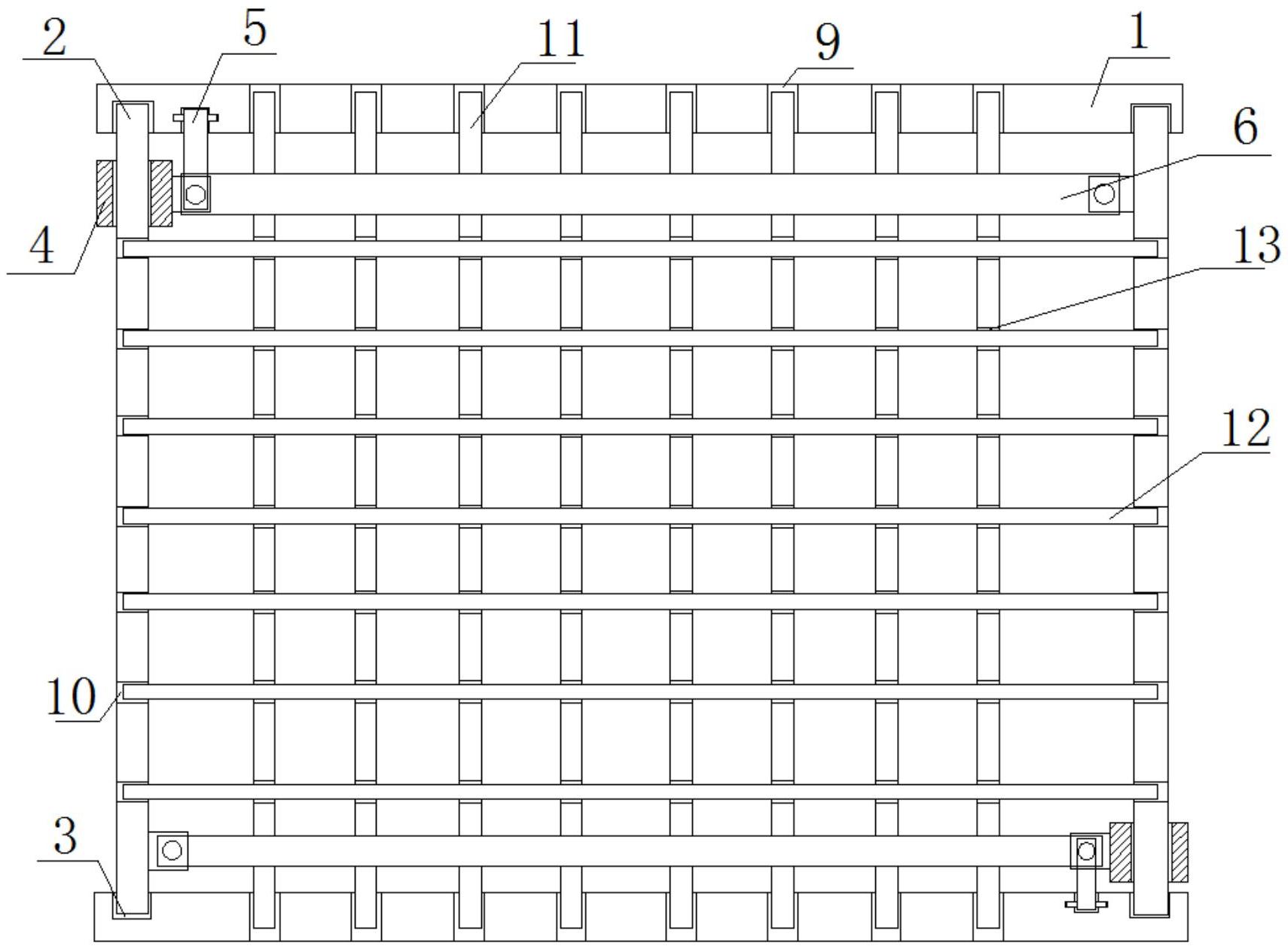 一种提高砖石建筑抗震强度的房框-专利