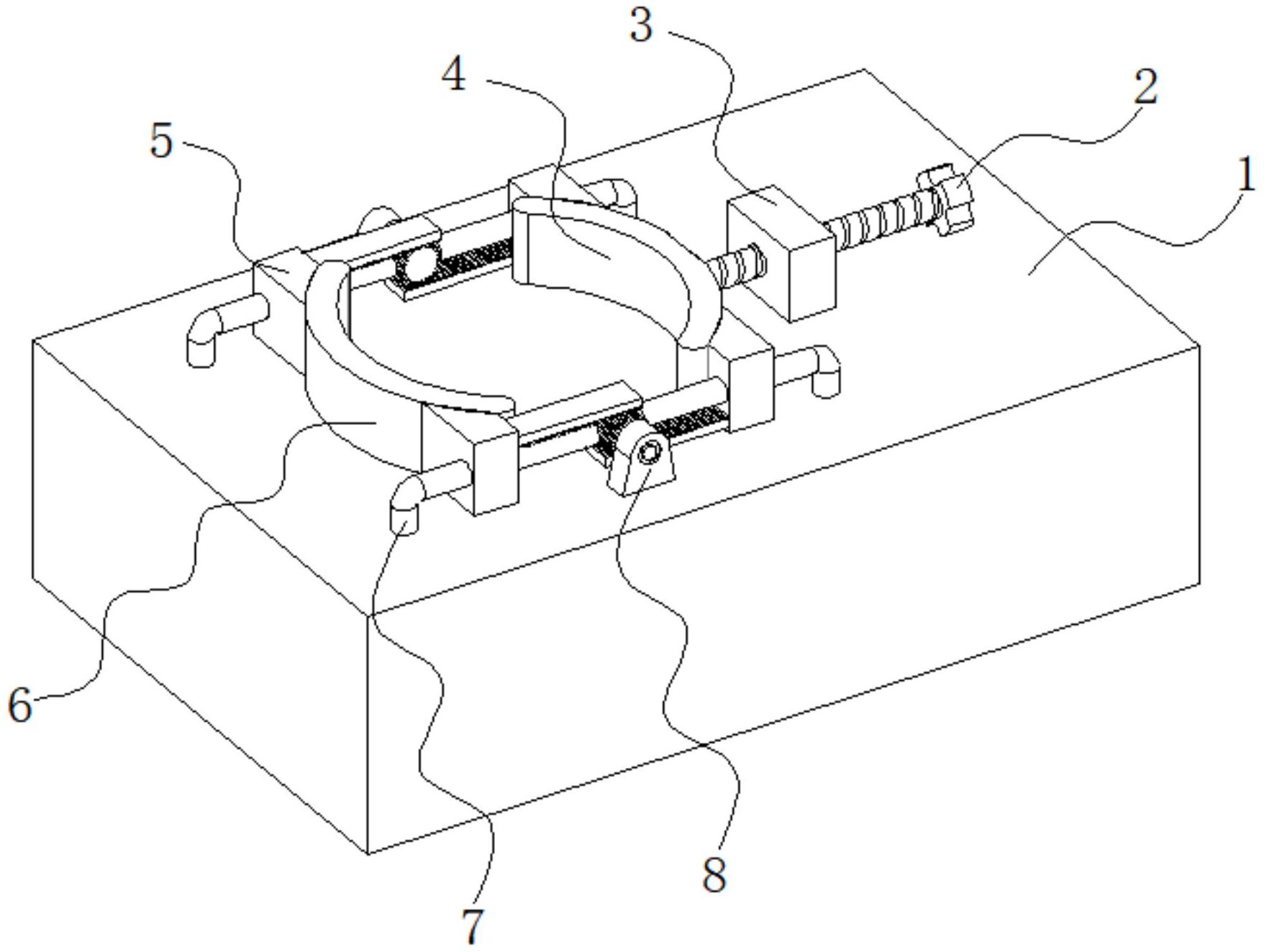 一种轴承内圈开槽用夹持装置-专利