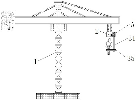一种固定牢固的混凝土桩身起吊装置-专利