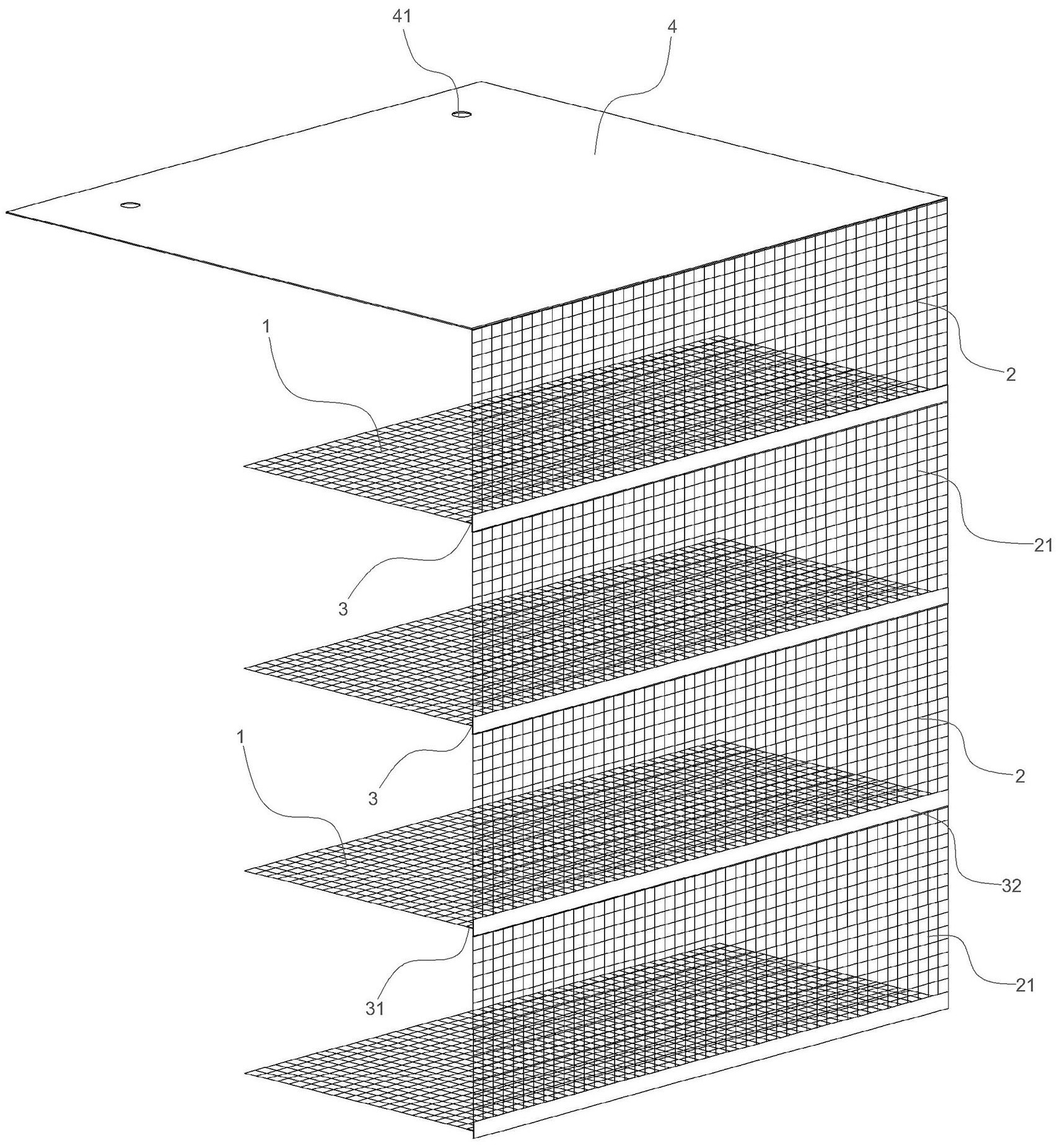 一种高层建筑中矮围墙的挑檐砖块防坠加强件-专利