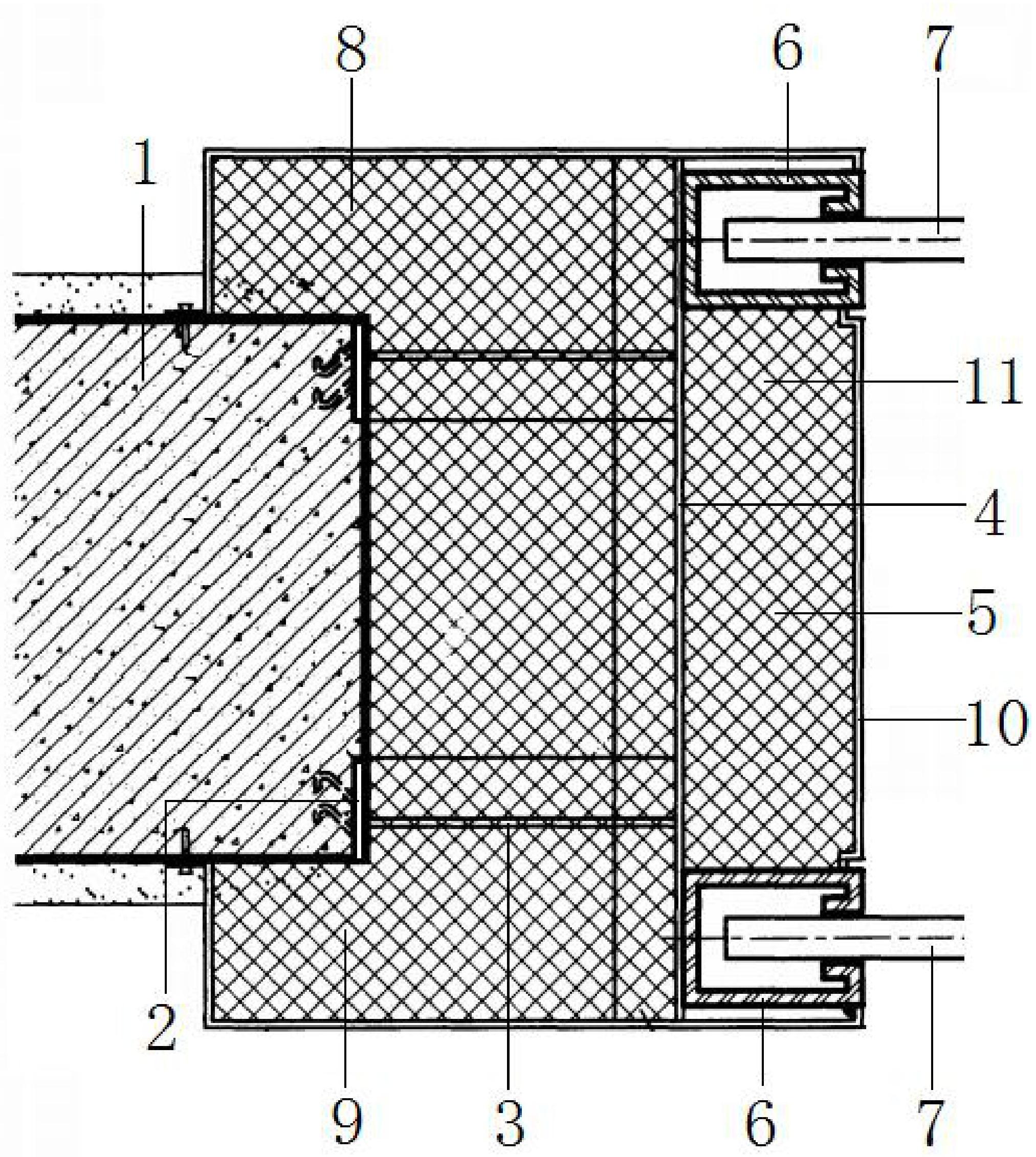 一种双轨防火卷帘端部彩钢装饰连接节点结构-专利