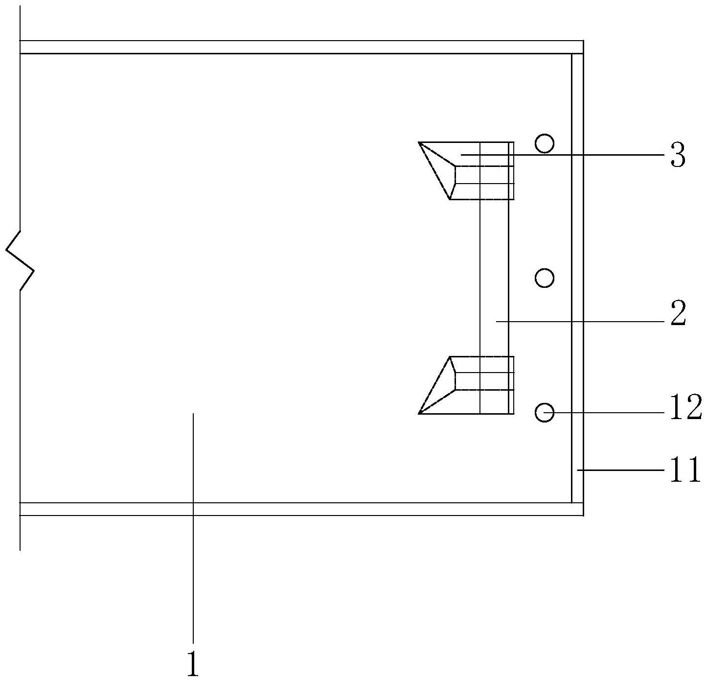 一种预应力混凝土马鞍板壳板托座结构-专利