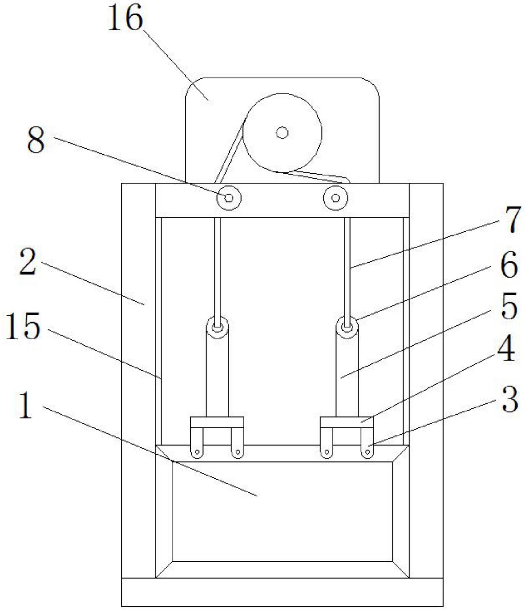 一种水利闸门的支撑连接结构-专利