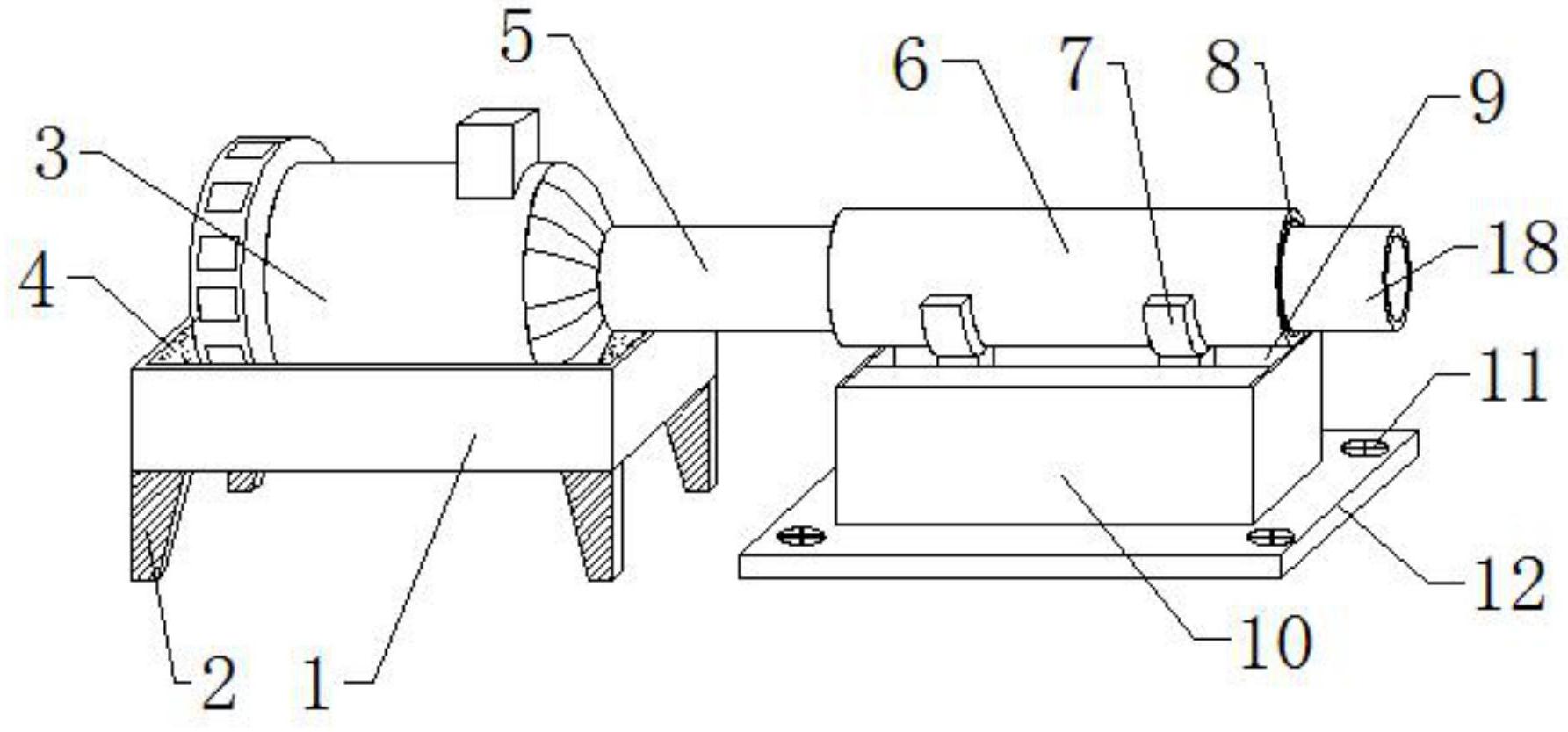 一种化工泵金属软管防震动断裂装置-专利