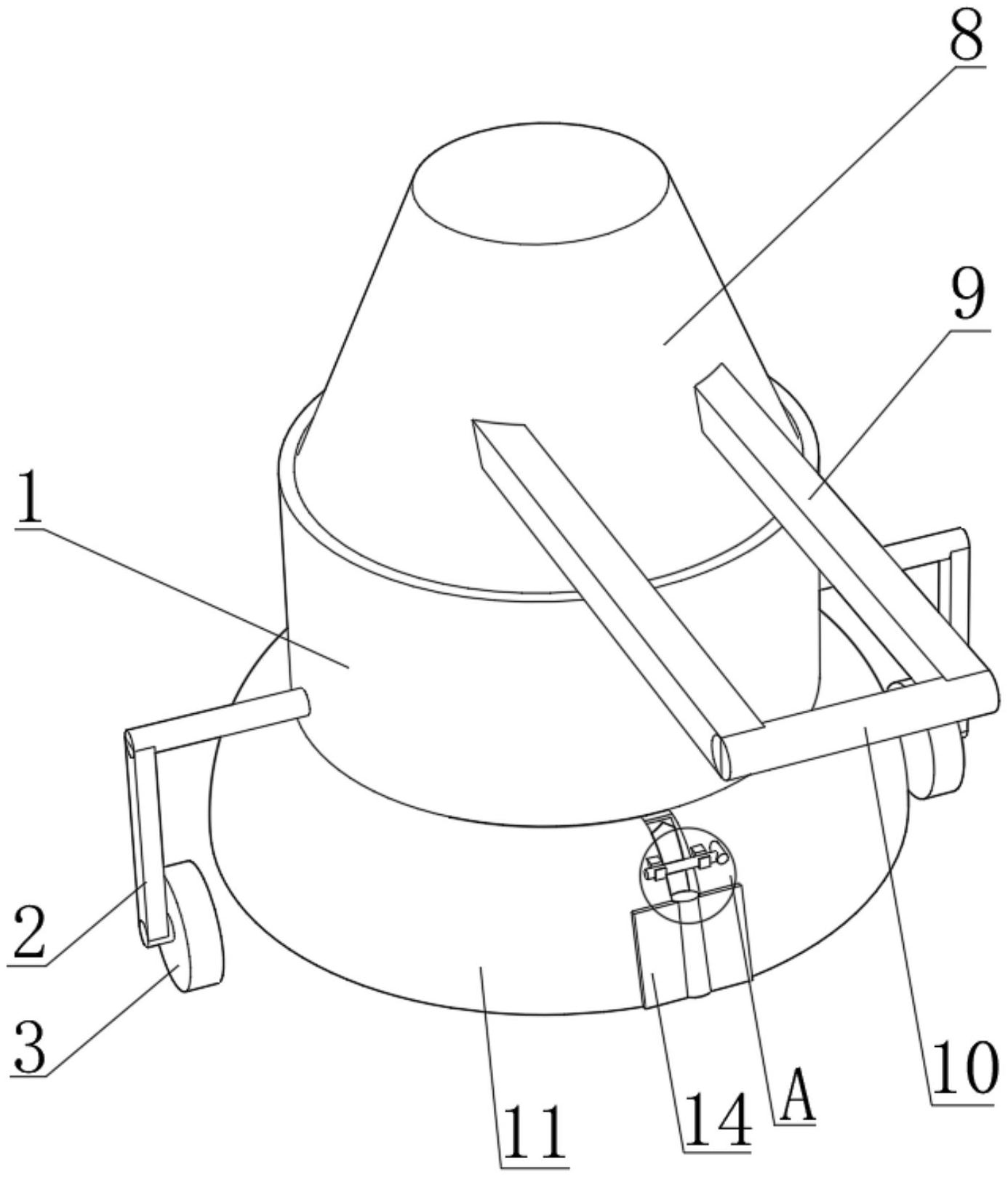 一种防草屑飞溅的割草机刀片驱动机构-专利