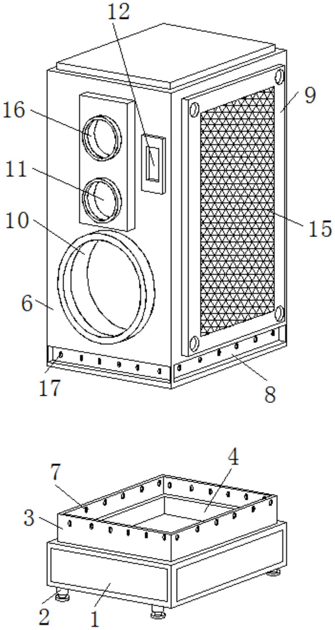 一种具有防潮避震效果的音箱外壳-专利