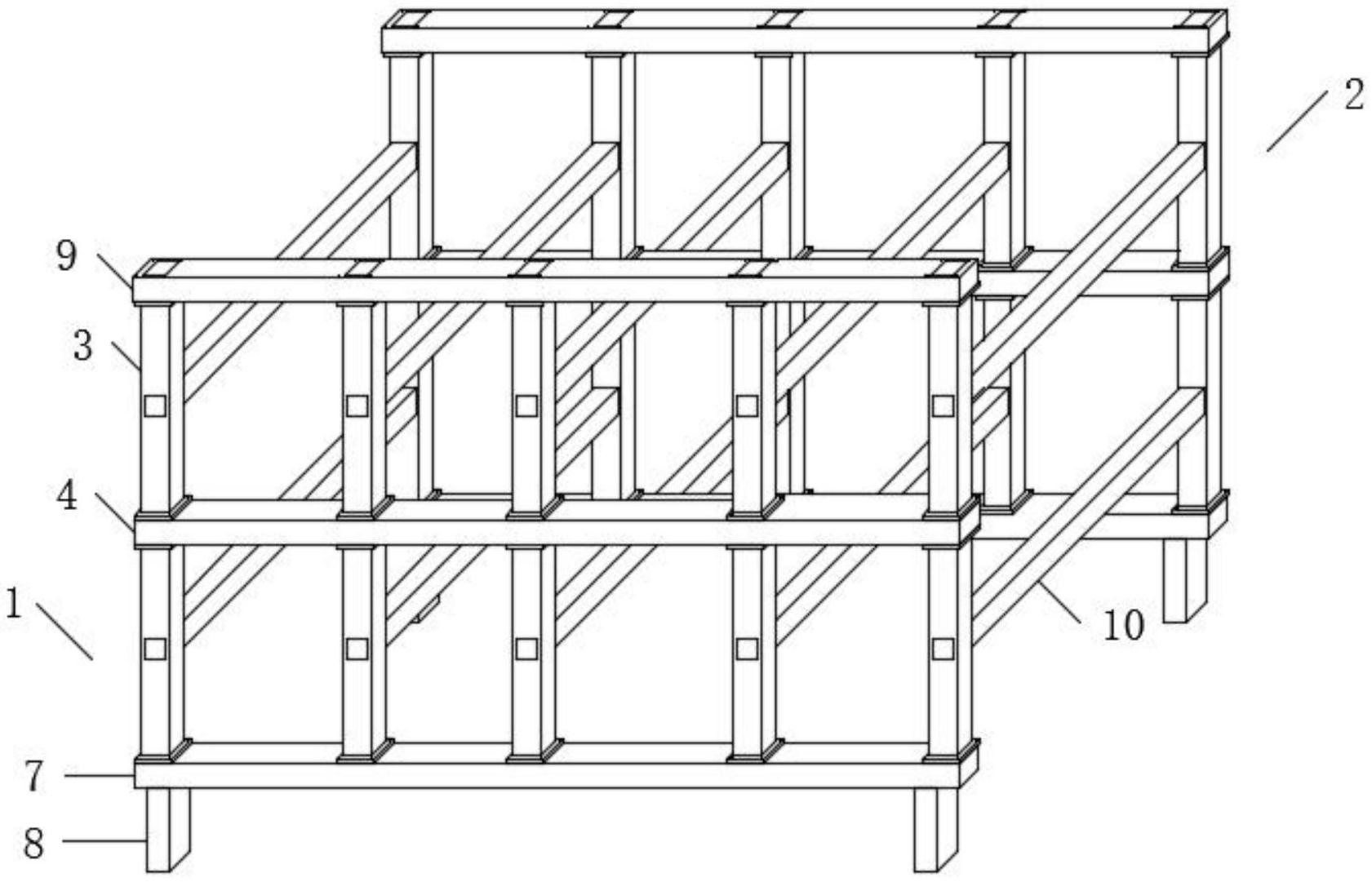 一种装配式钢结构施工支撑架-专利