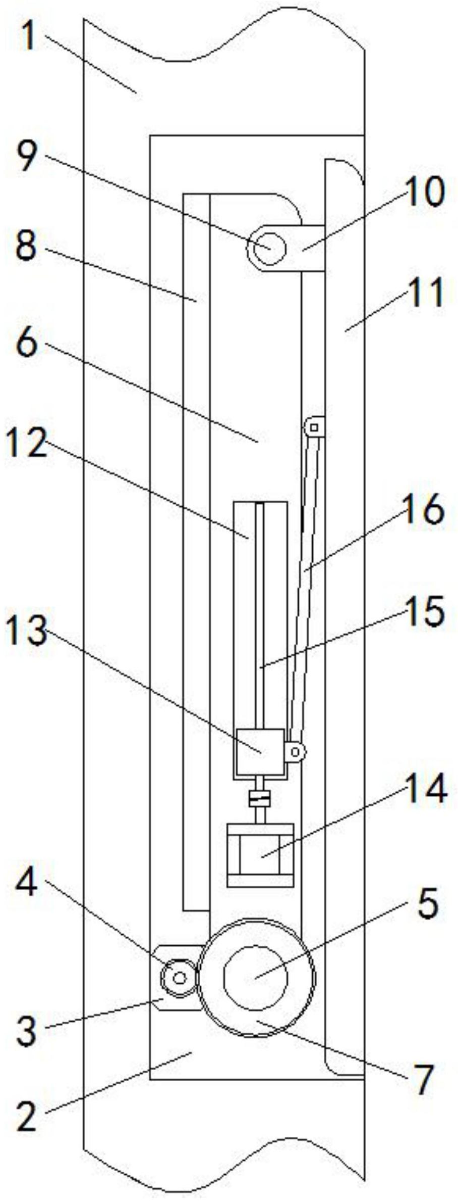 一种内嵌折叠马扎的智能电梯-专利