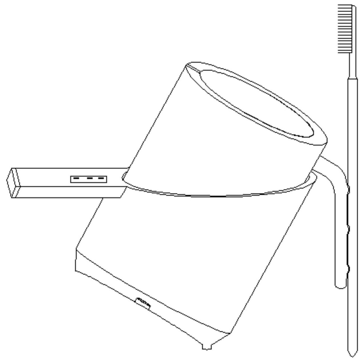 一种具有除菌烘干功能的牙刷杯-专利