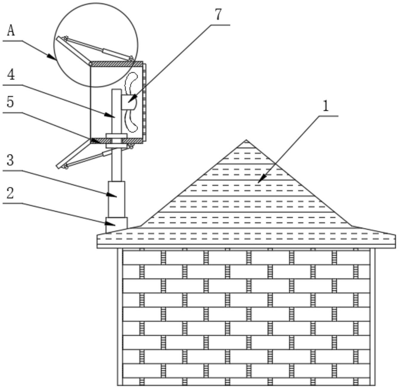 一种小型屋顶风力发电组-专利