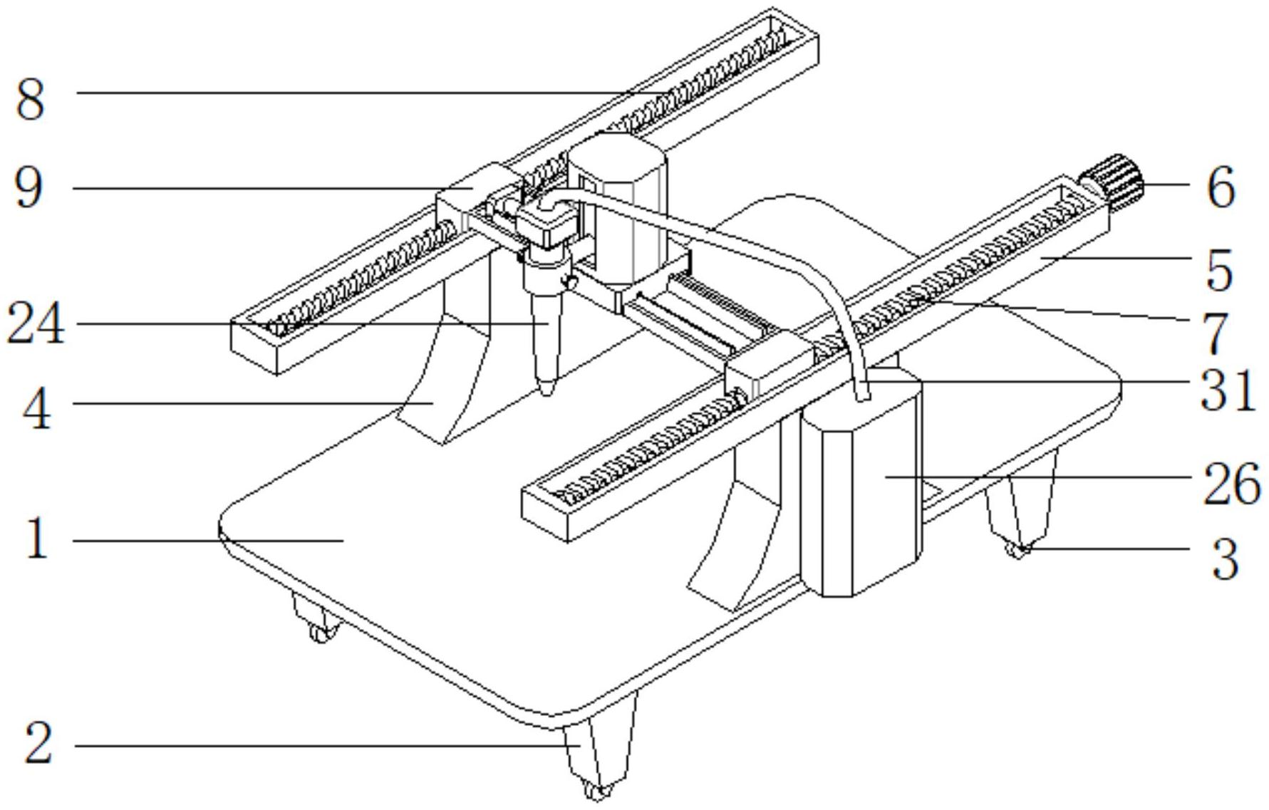 一种纸盒生产工厂用的纸盒划胶机-专利