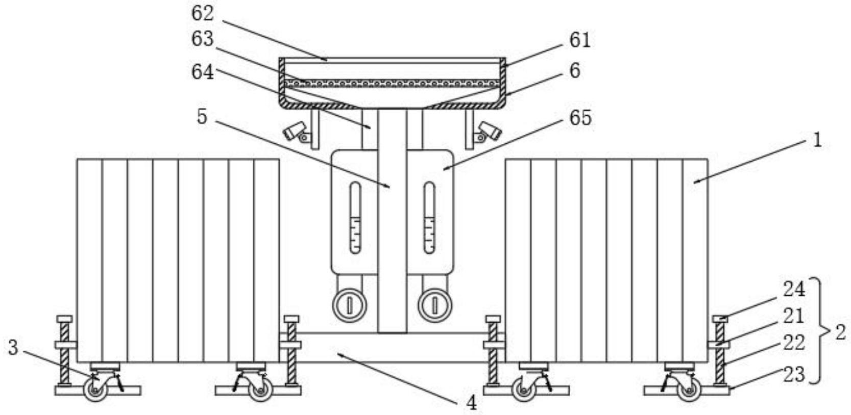一种带有雨水蓄积功能的移动式花箱-专利