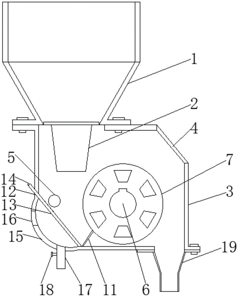 一种油菜离心式精量集排器枝状阀式分流装置-专利