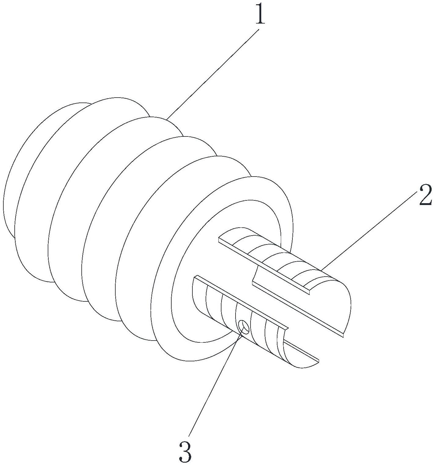 一种连接处带有防滑丝结构的绝缘子-专利