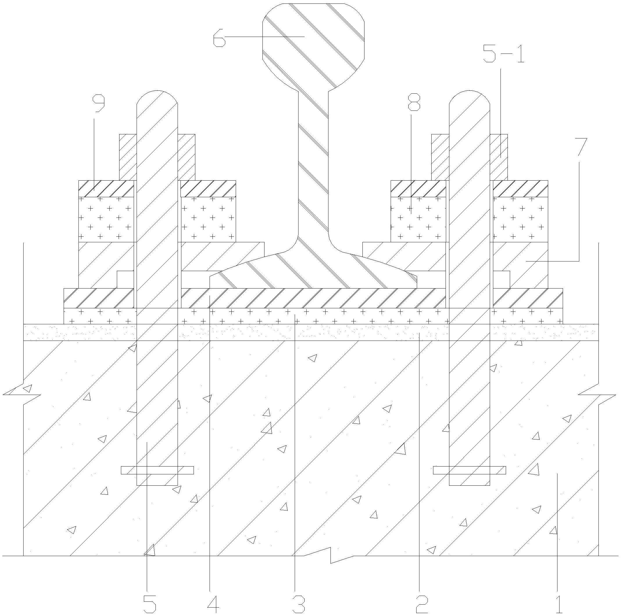 一种工厂楼面窄轨安装改进连接节点结构-专利
