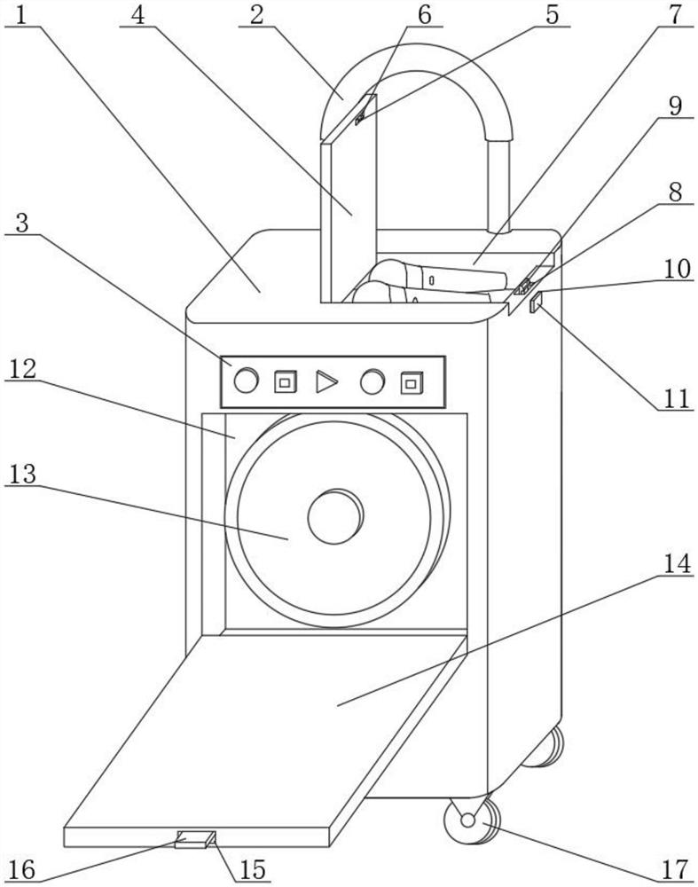 一种广场舞用便携式音响装置-专利
