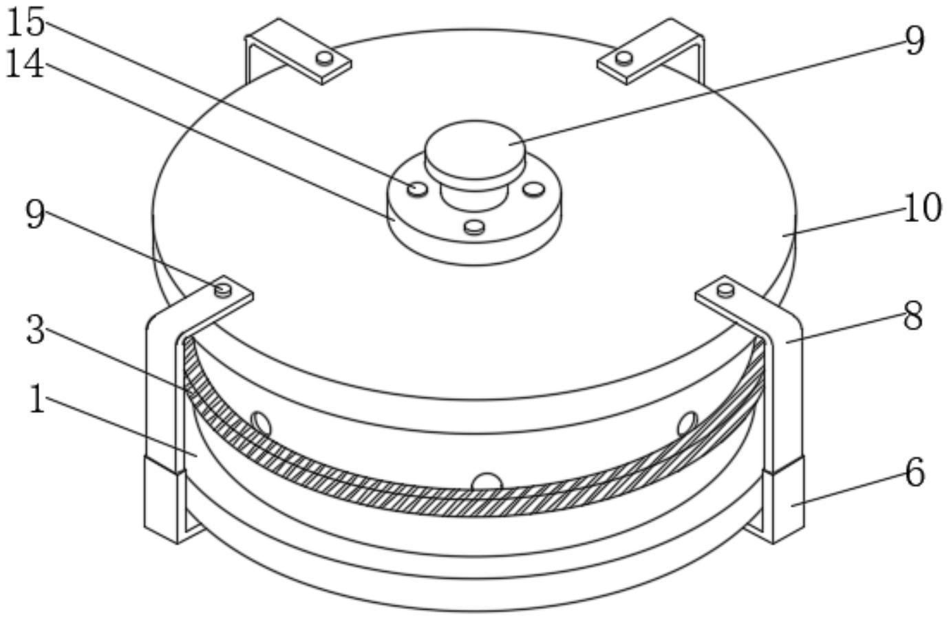 一种用于线材电镀槽的导电轮结构-专利