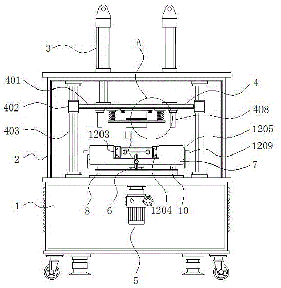 一种电子零配件连接器用具有定位结构的引脚折弯装置-专利