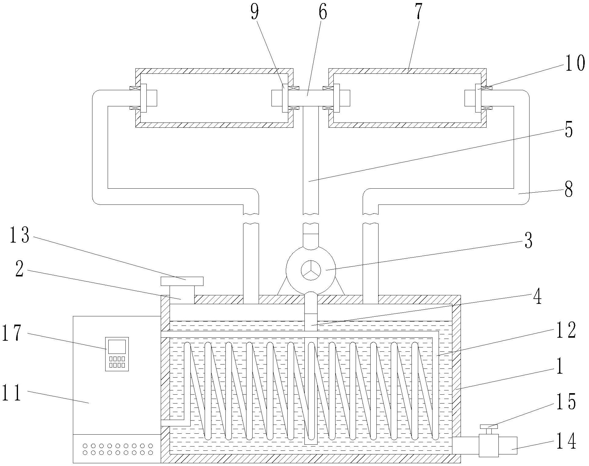 一种塑胶膜循环冷却装置-专利