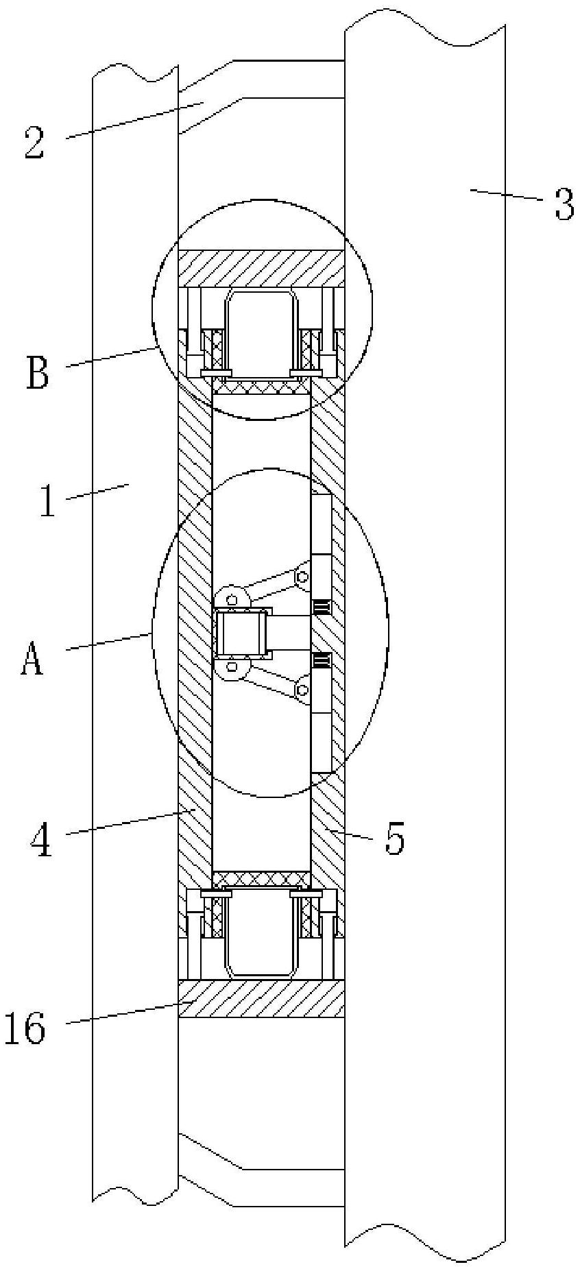 一种冶炼余热锅炉膜式壁减震装置-专利