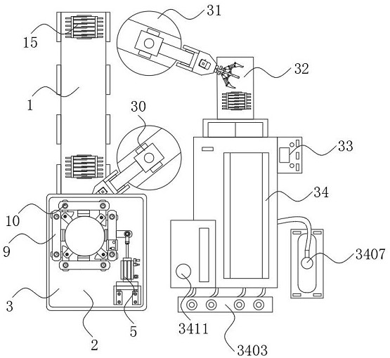 一种具备暗匣定位摆放功能的三轴传感器生产设备-专利