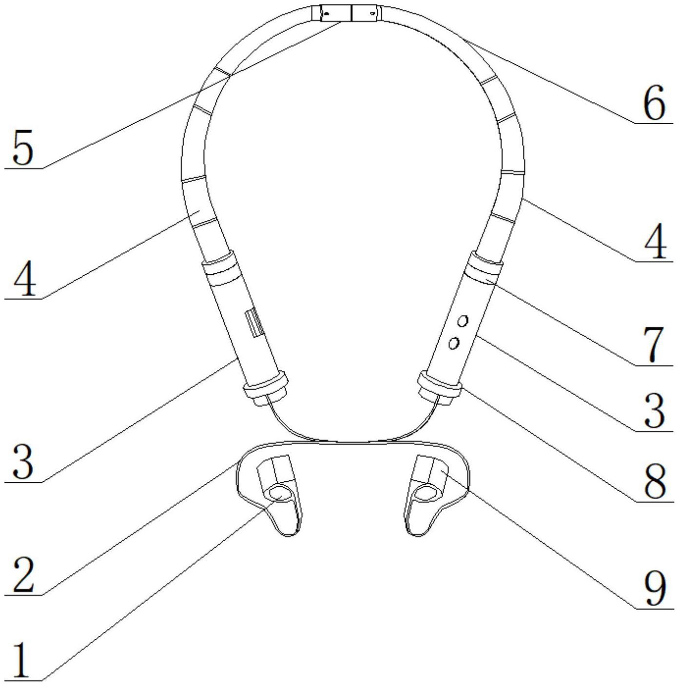 一种具有伸缩功能的蓝牙耳机挂件-专利