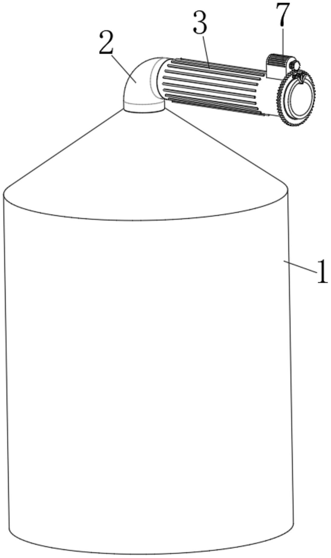 一种废水处理设备上用的内燃式蒸发筒装置-专利