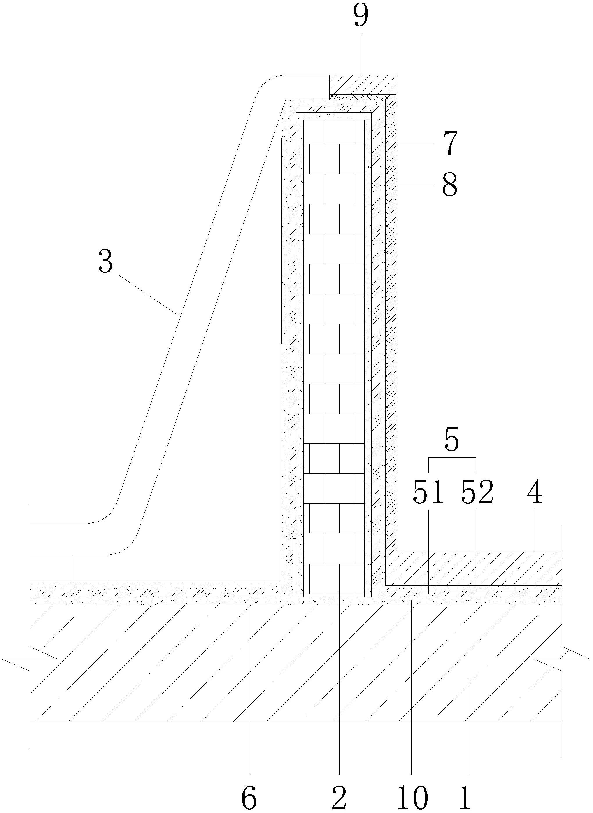 一种淋浴房浴缸节点结构-专利