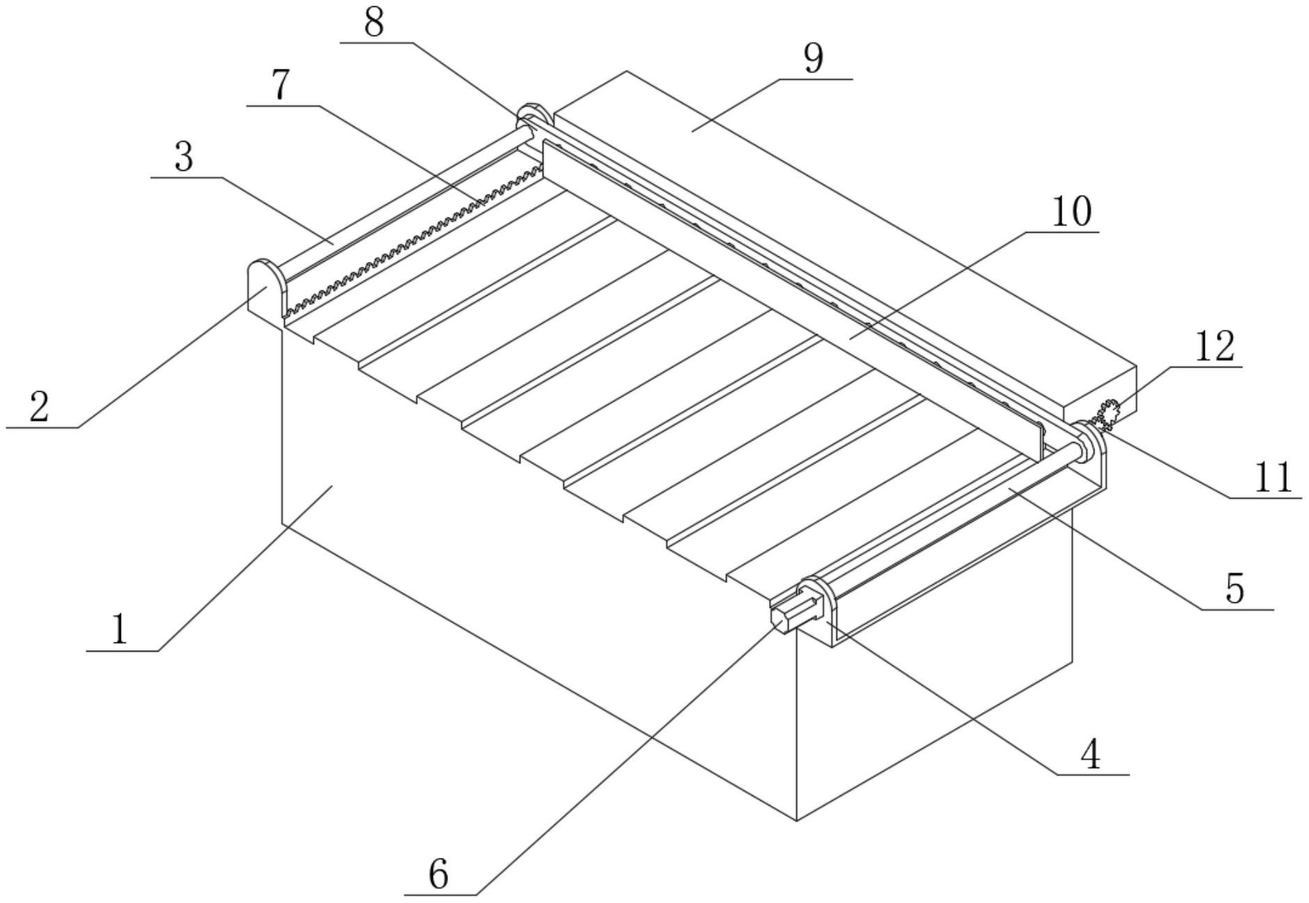 一种木板加工设备的推料装置-专利