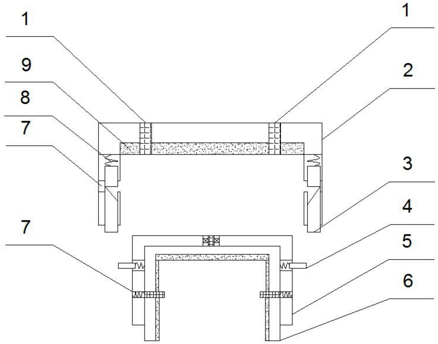 一种家具支撑腿连接件以及装有该连接件的家具-专利