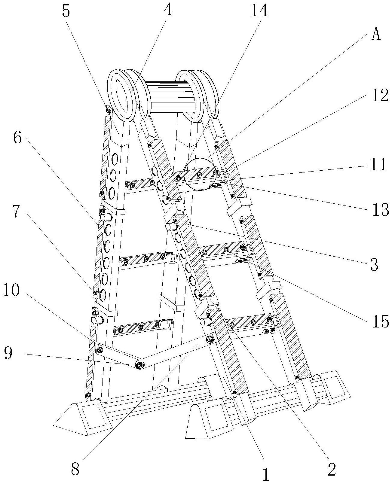 一种具有折叠功能的园林攀爬梯-专利