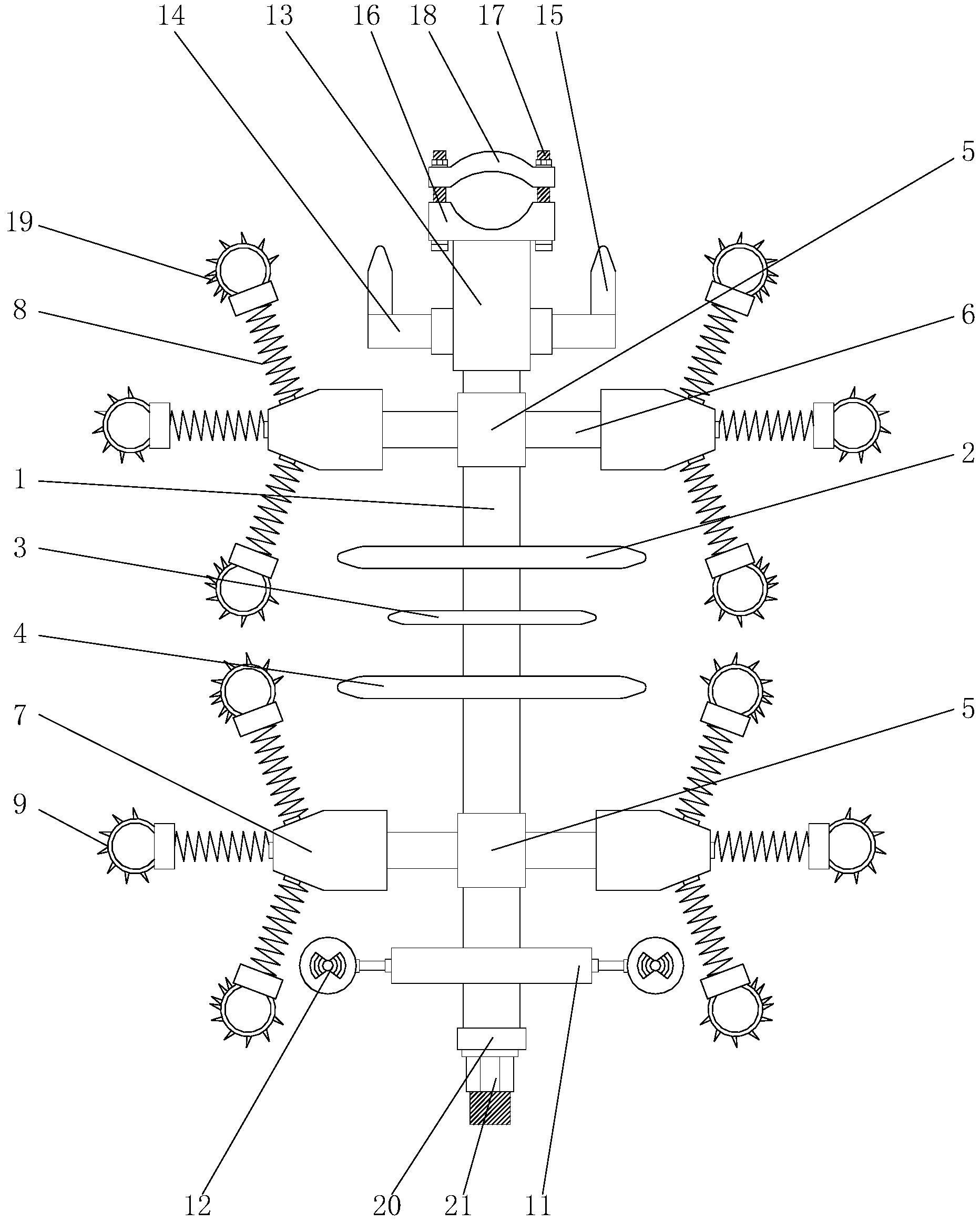 一种带有驱鸟结构设计的悬式绝缘子-专利