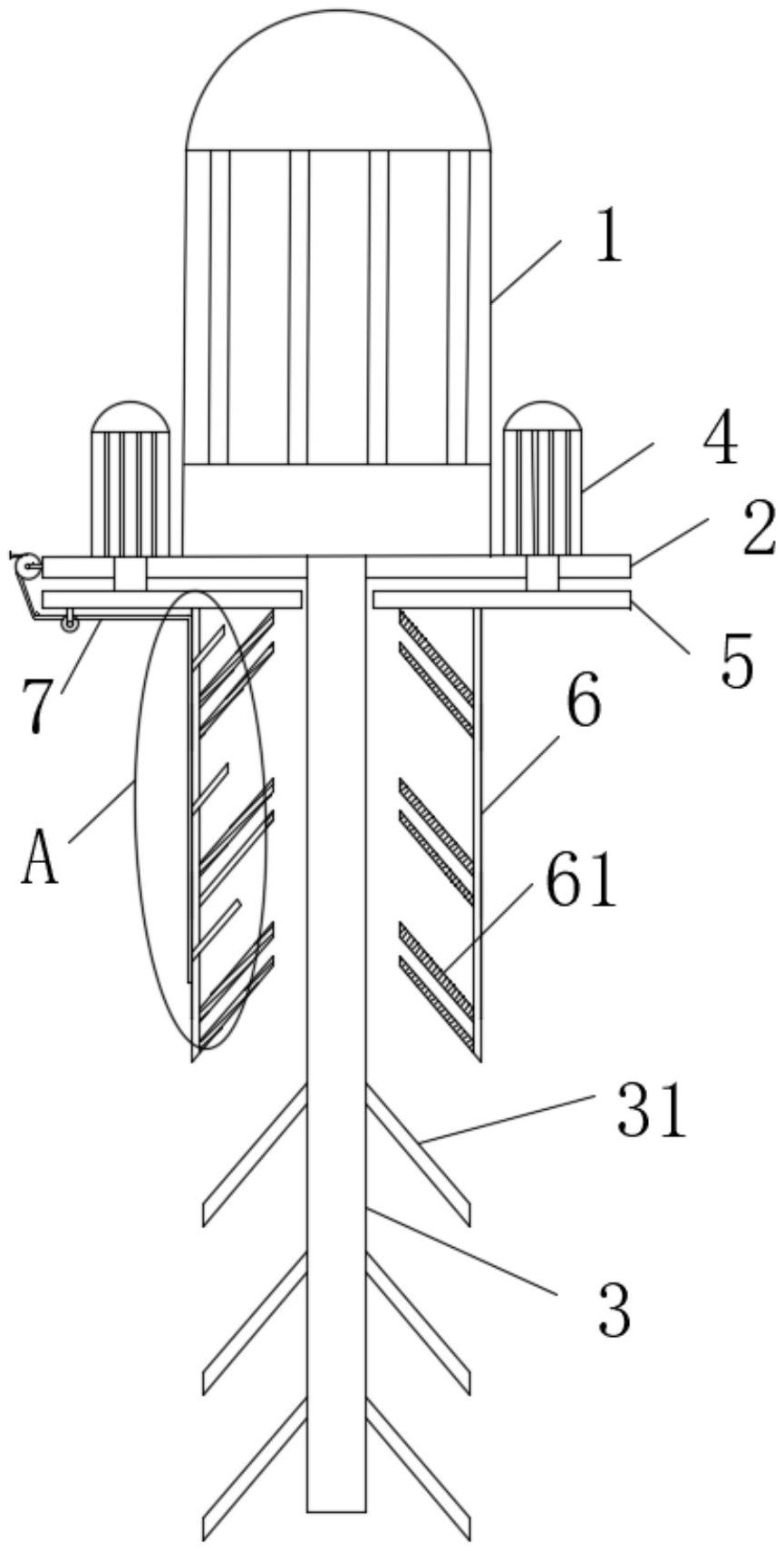 一种化工搅拌的搅拌桨伸缩组件-专利